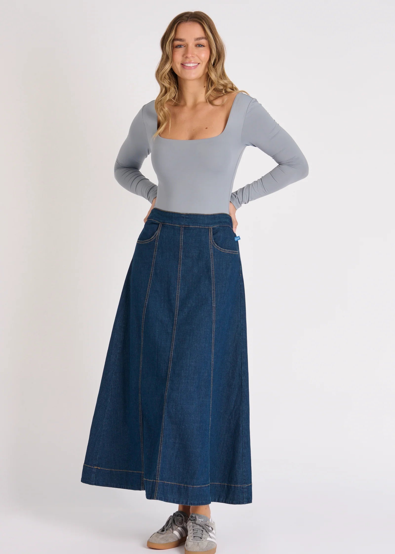 OTW A Line Denim Skirt