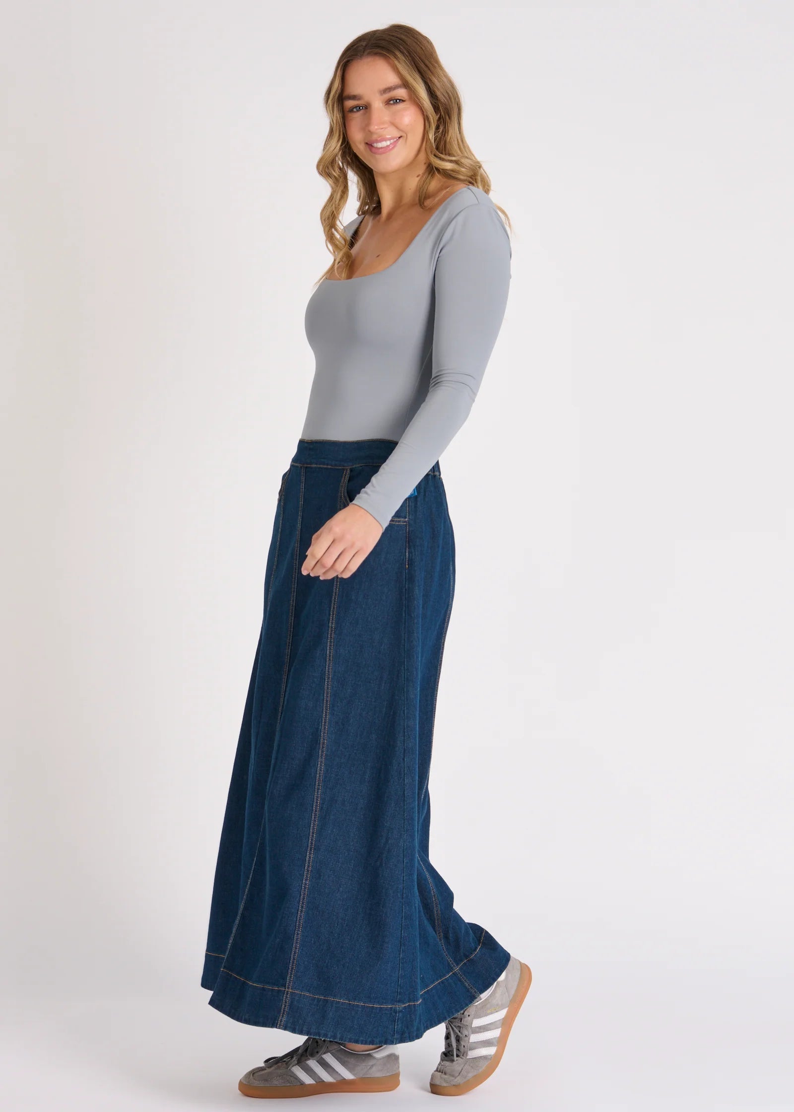 OTW A Line Denim Skirt