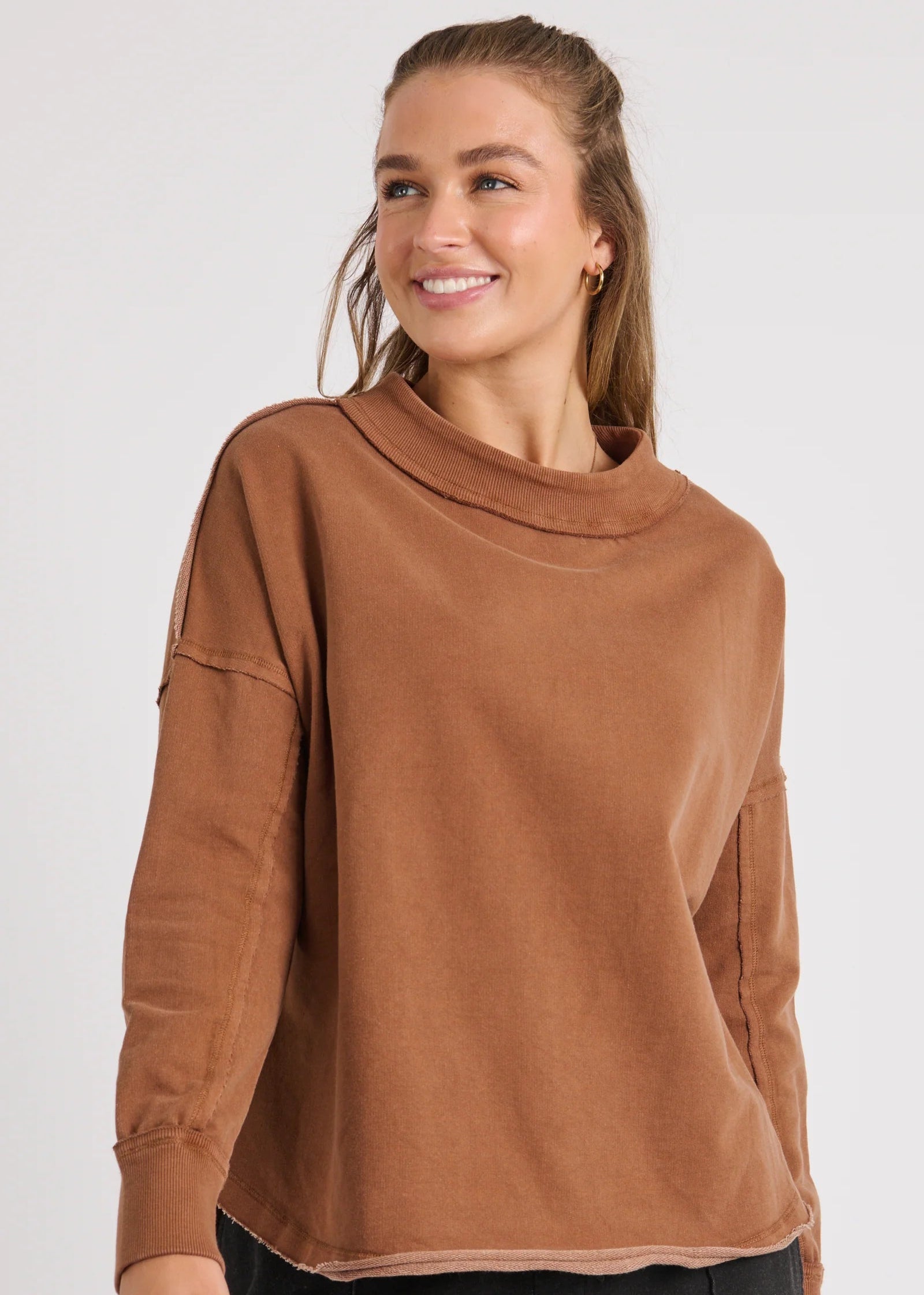 OTW Sweat Top Brown