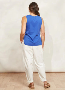 Eb & Ive Verano Tank Cobalt