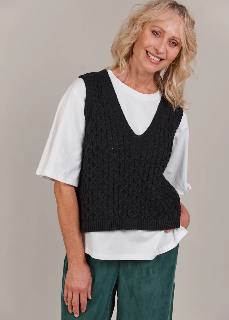 Eb & Ive Naviva Vest Black