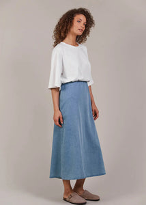 Eb & Ive Pepi Light Denim Skirt