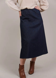 Eb & Ive Pepi Dark Denim Skirt