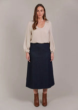 Load image into Gallery viewer, Eb &amp; Ive Pepi Dark Denim Skirt
