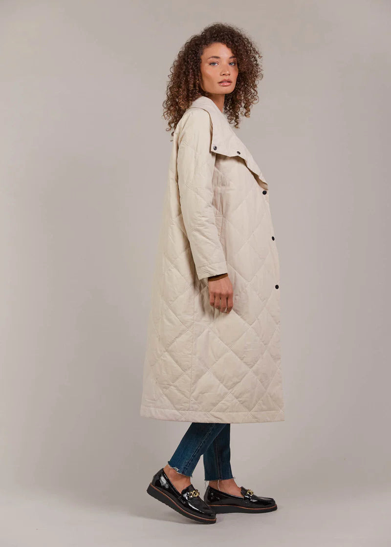 Eb & Ive Argo Coat Ecru