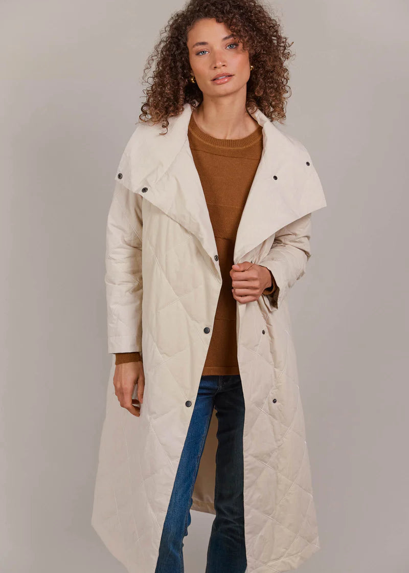 Eb & Ive Argo Coat Ecru
