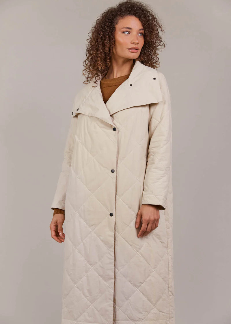 Eb & Ive Argo Coat Ecru