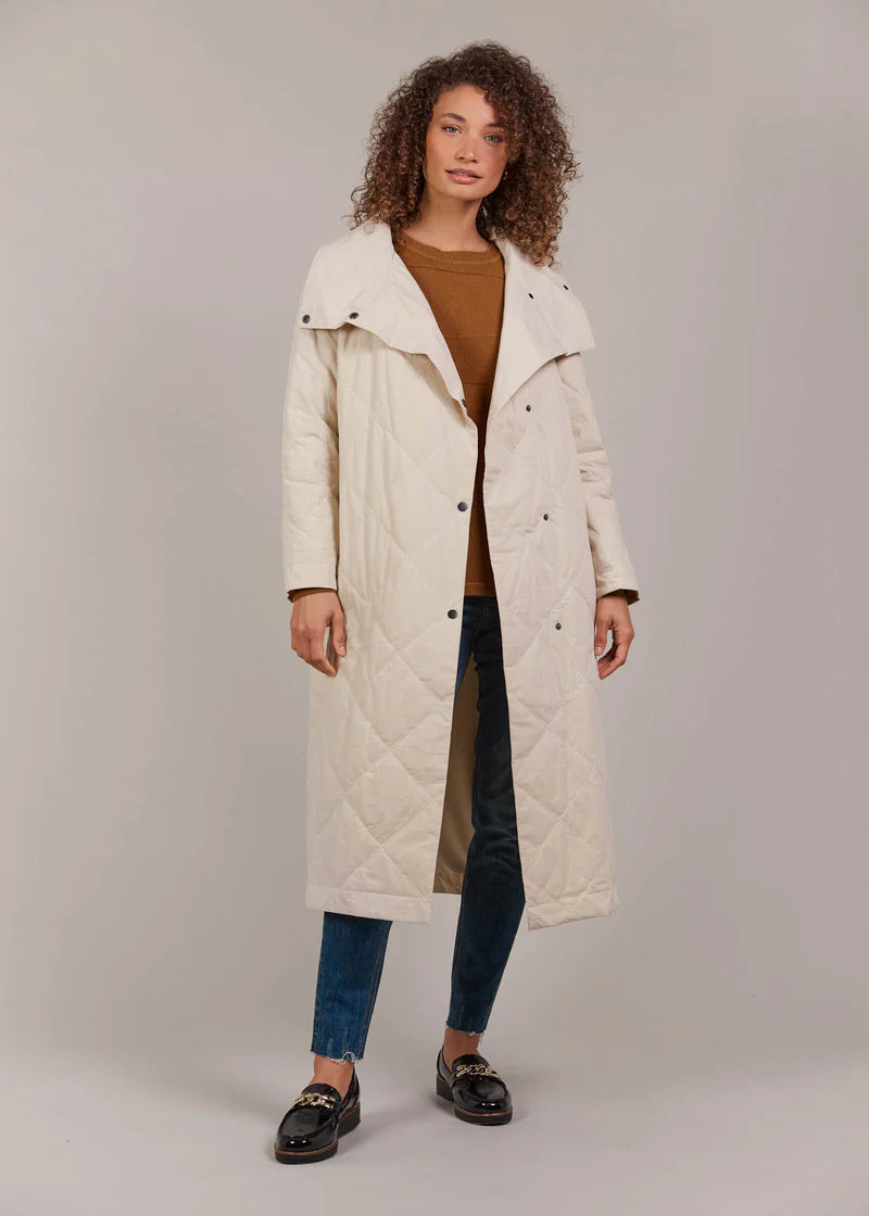 Eb & Ive Argo Coat Ecru