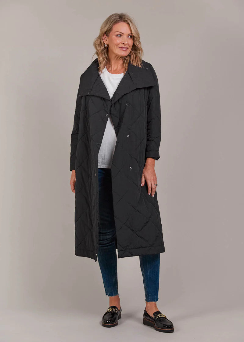 Eb & Ive Argo Coat Black
