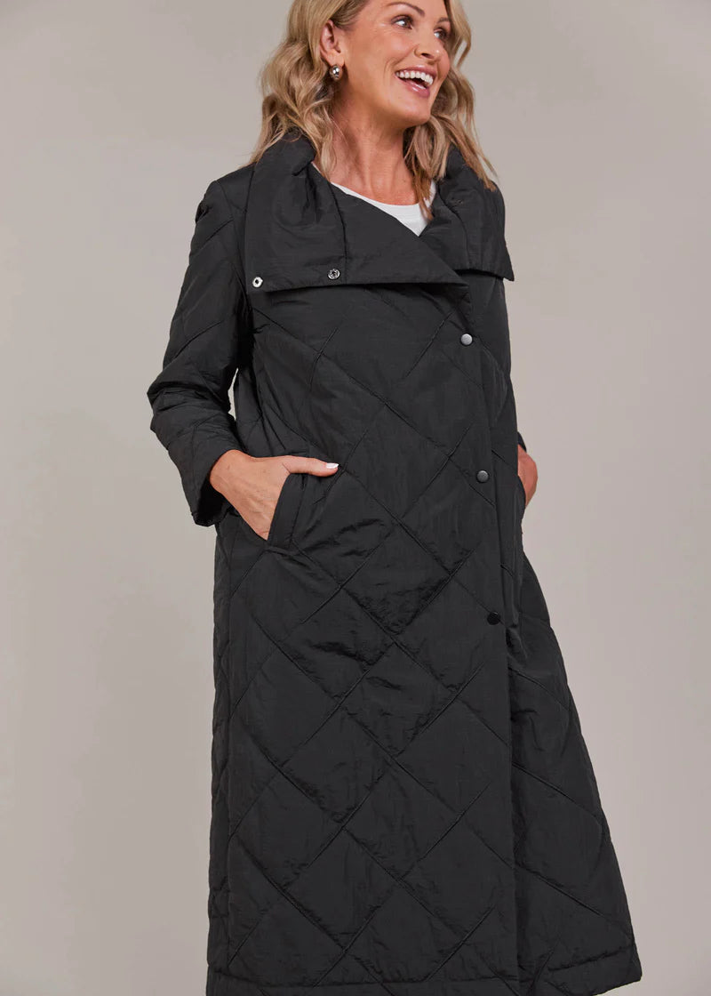 Eb & Ive Argo Coat Black