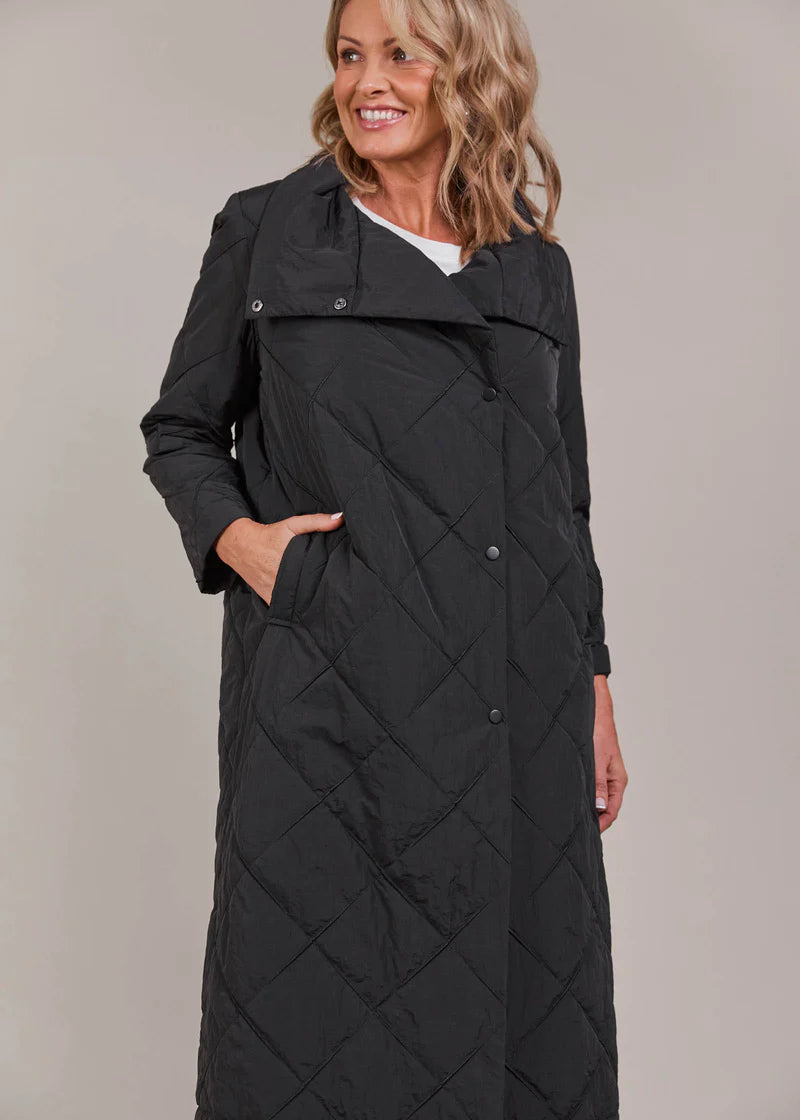 Eb & Ive Argo Coat Black