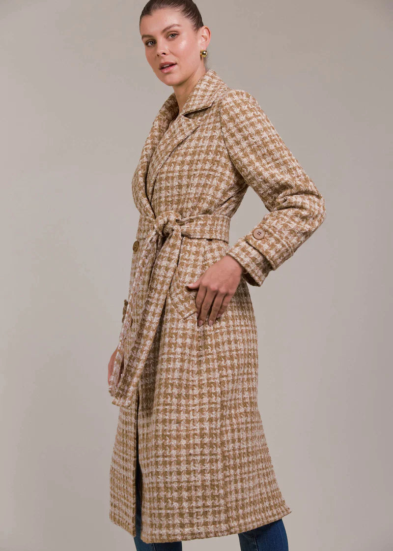 Eb & Ive Aman Coat Tobacco