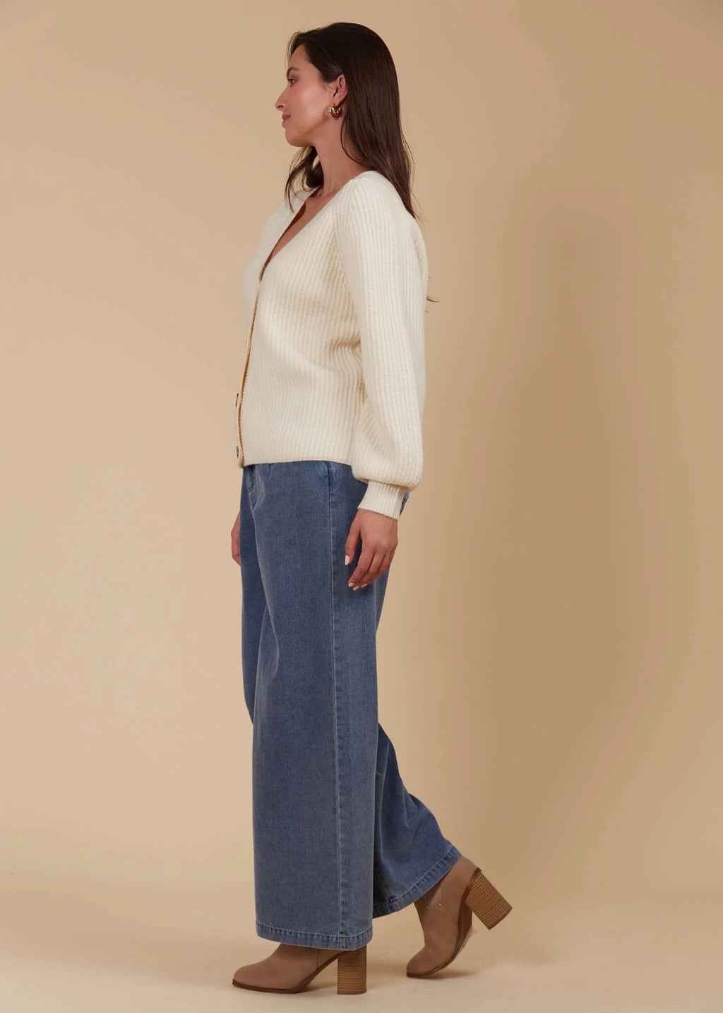 Eb & Ive Miru Cardi Canvas