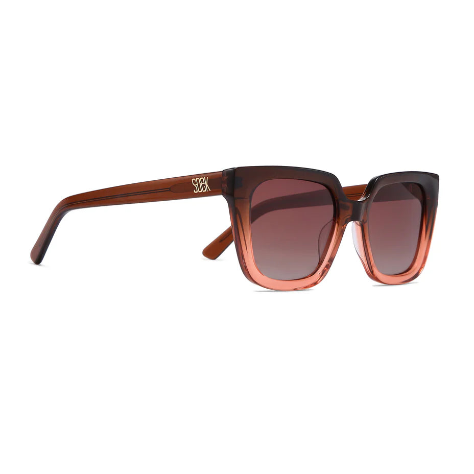 Soek Polarised Sunnies Harper Ombre Brown