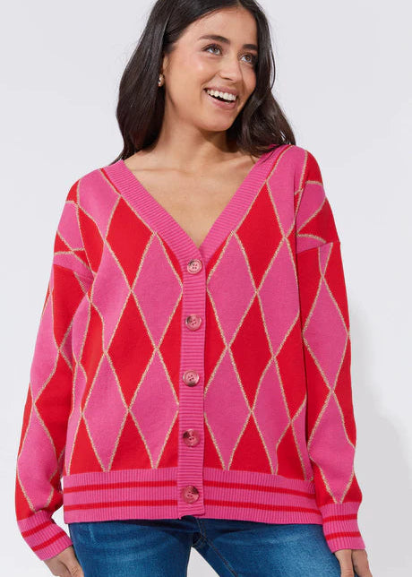Haven Casablanca Cardi Pink