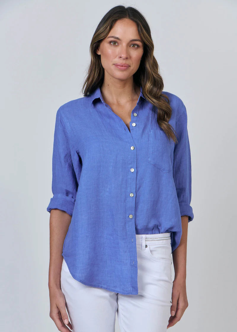 Enveloppe Linen Shirt Blue