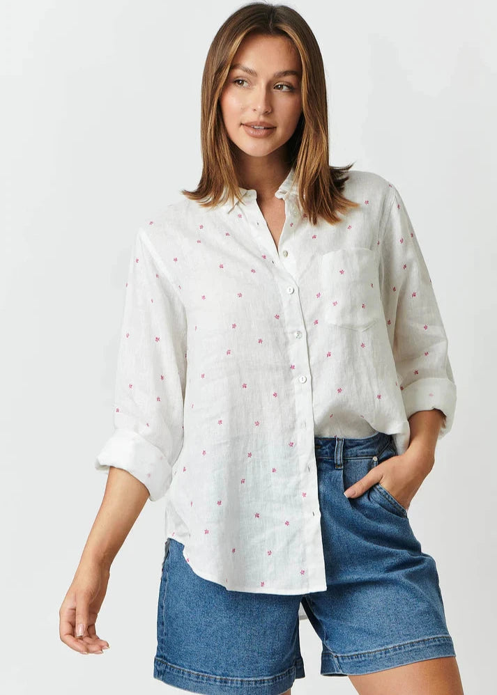 Enveloppe Boyfriend Shirt Rosier