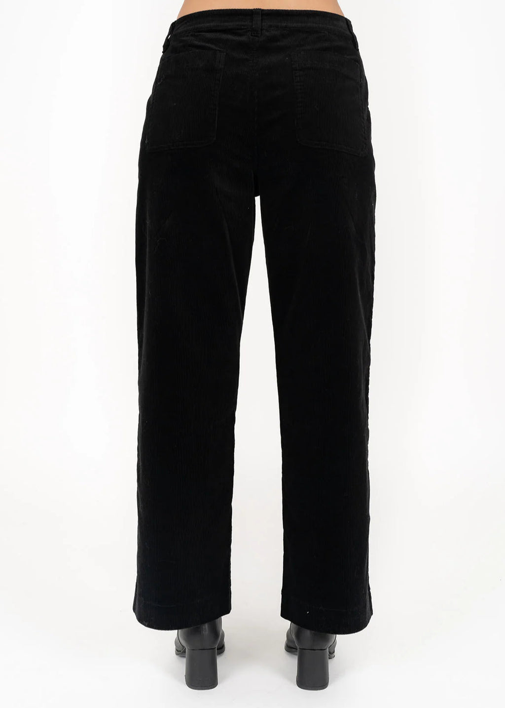 Humidity Suki Cord Pants Midnight Black