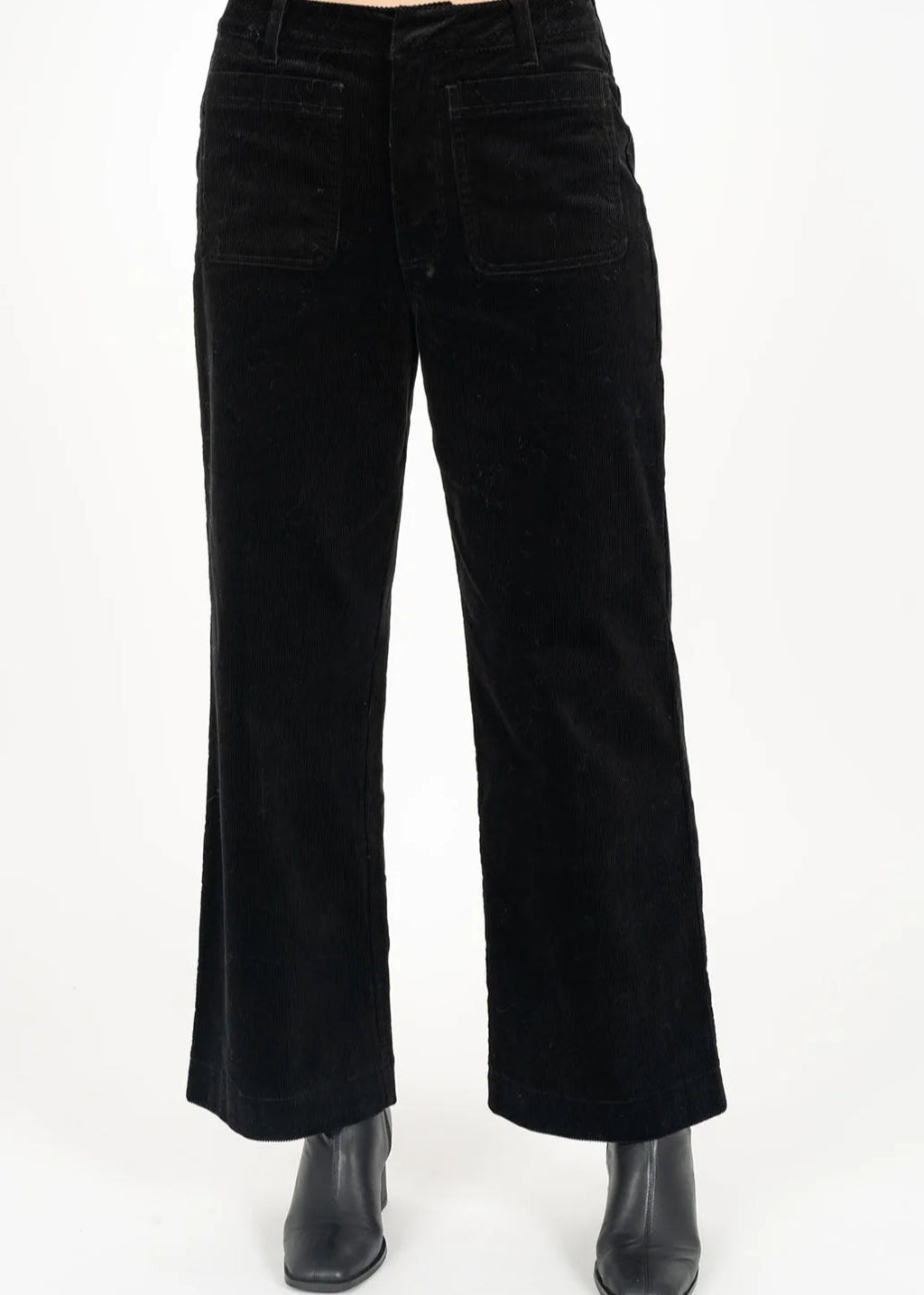 Humidity Suki Cord Pants Midnight Black