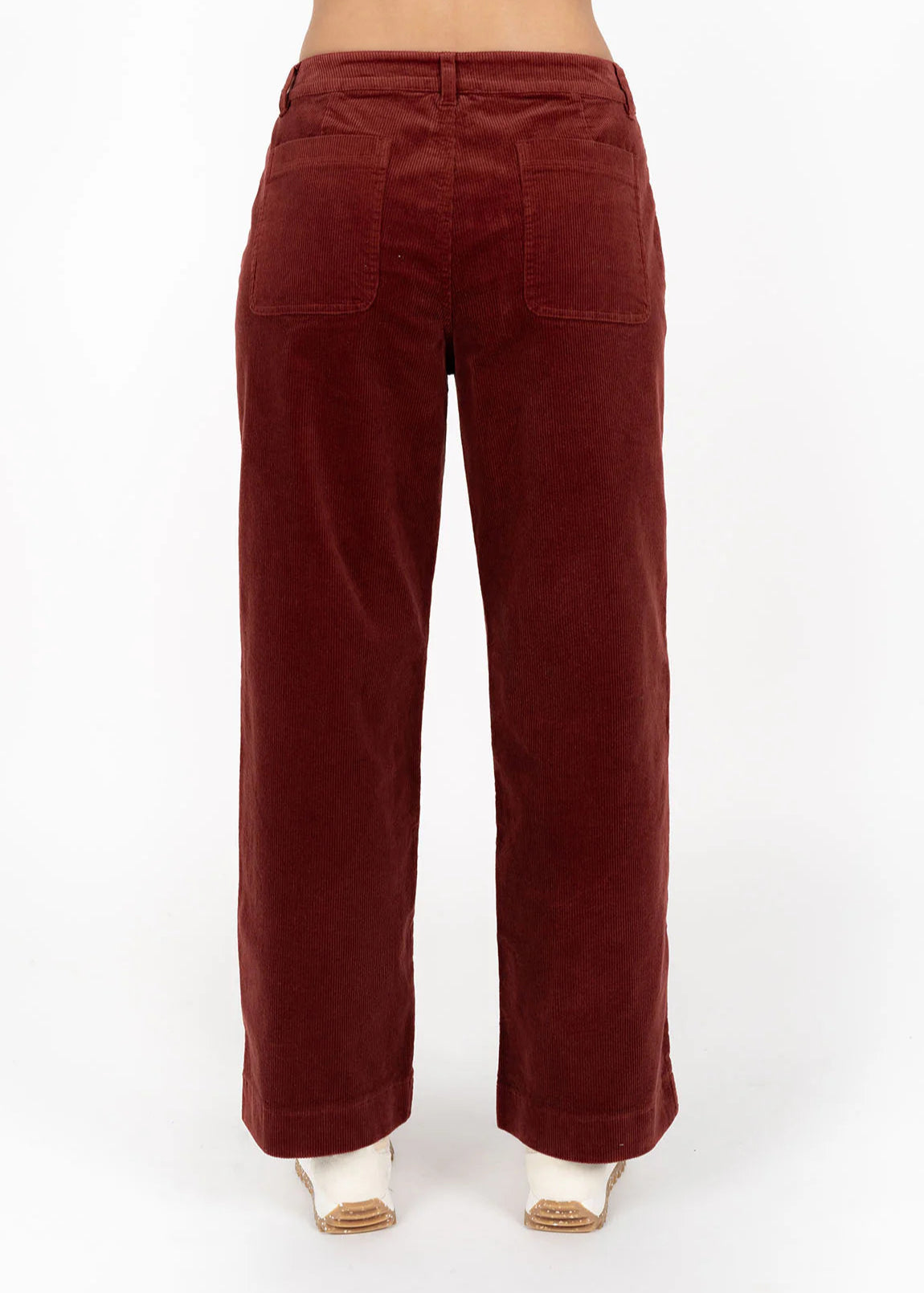 Humidity Suki Cord Pants Rust