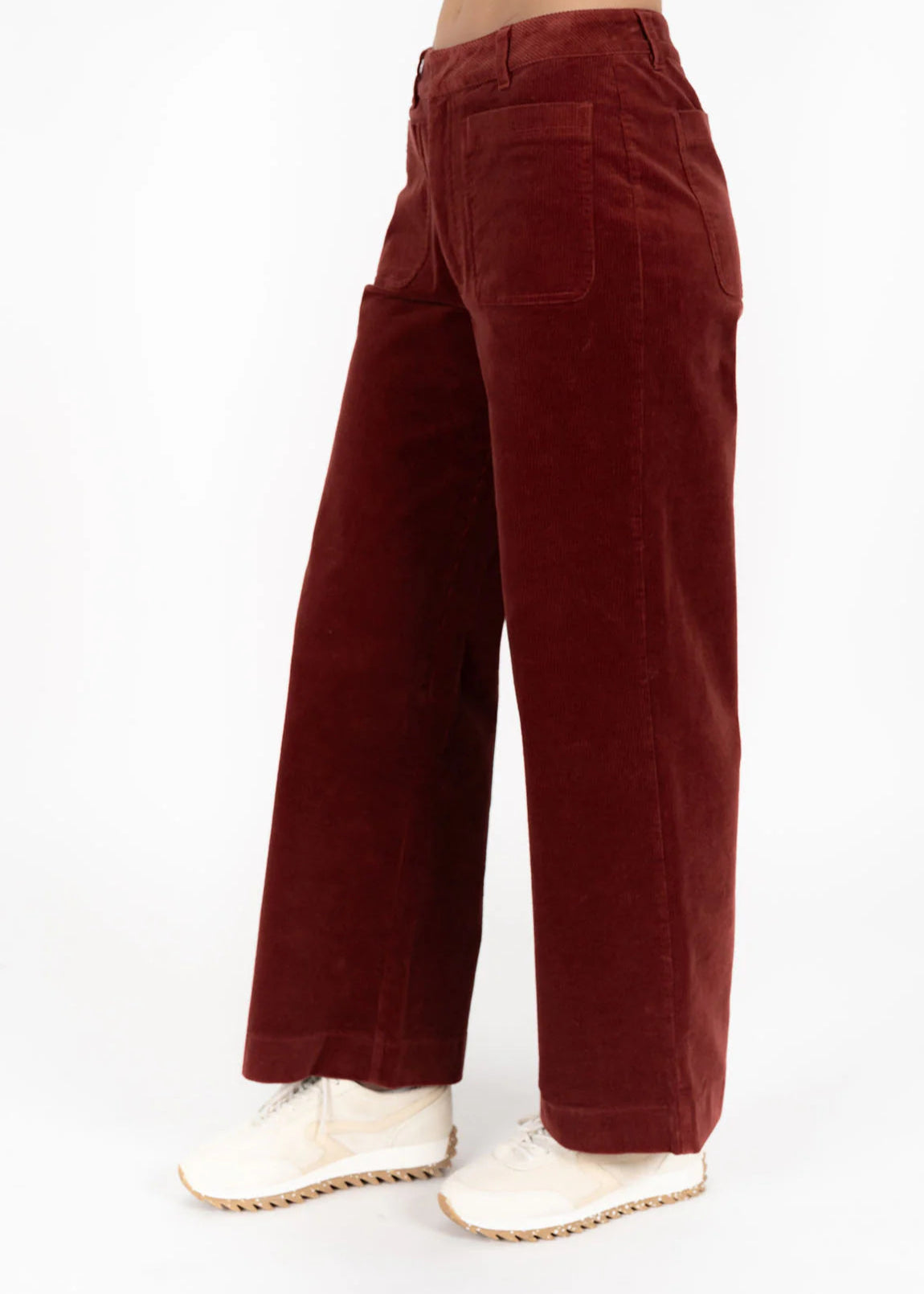 Humidity Suki Cord Pants Rust
