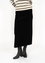Load image into Gallery viewer, Humidity Cord Skirt Midnight
