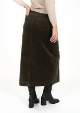 Load image into Gallery viewer, Humidity Cord Skirt Moss
