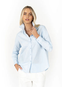 Humidity Boyfriend Shirt Blue