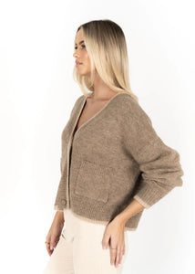 Humidity Romi Cardi Haze/Cream