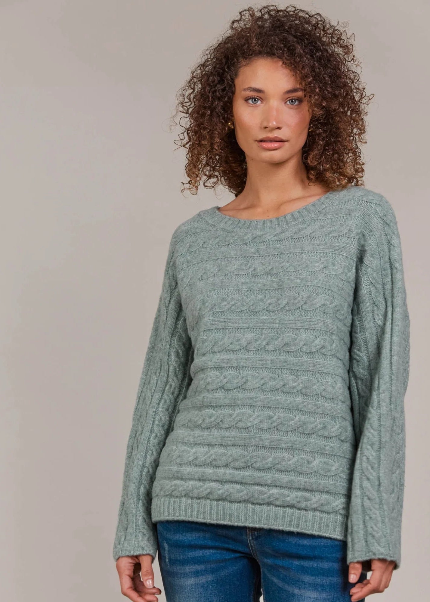 Eb & Ive Knit Jumper Seafoam