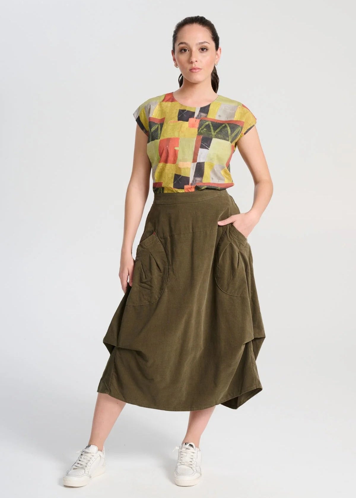 Olga de Polga Milwaukee Skirt Olive