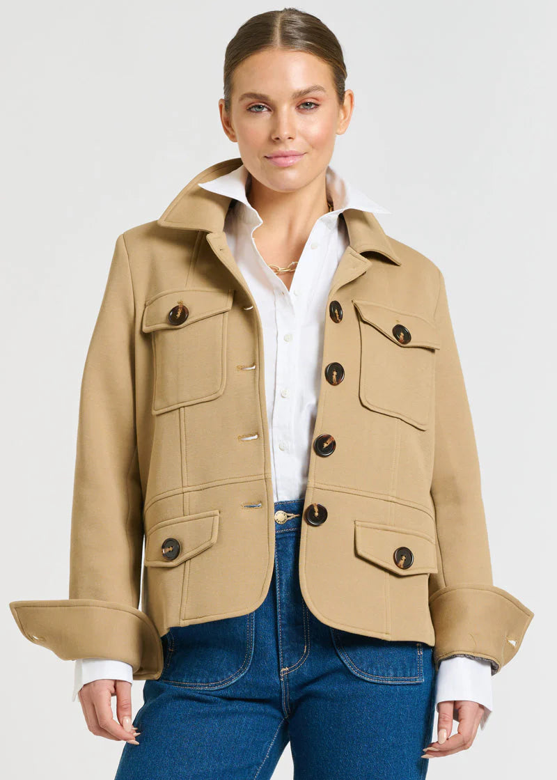 Shirty Hemming Jacket Caramel