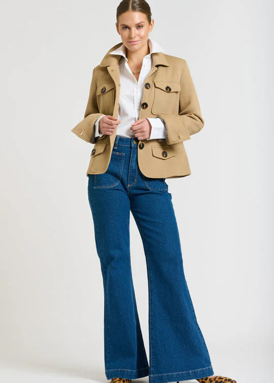 Shirty Hemming Jacket Caramel