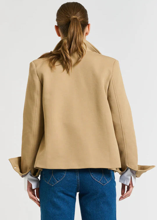 Shirty Hemming Jacket Caramel