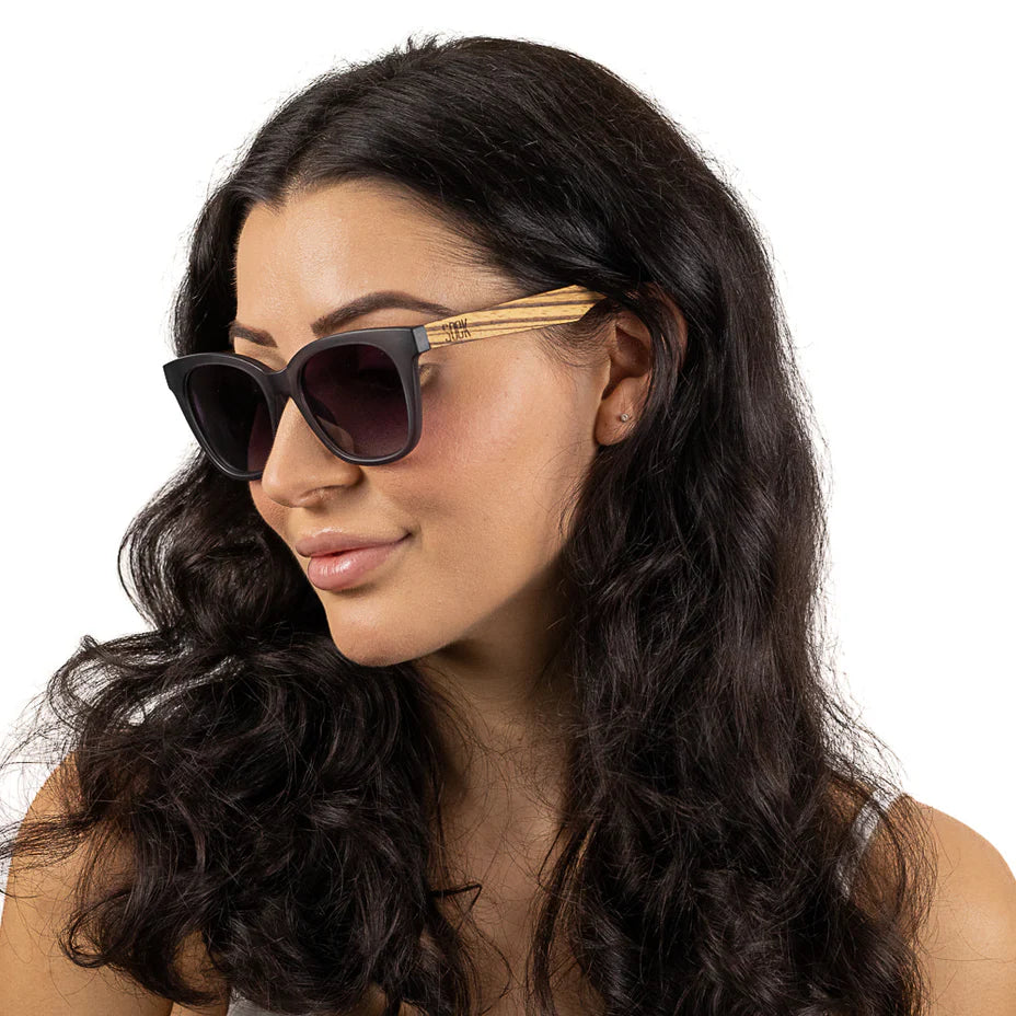 Soek Polarised Sunnies Lila Grace Charcoal