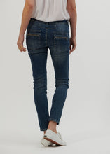 Load image into Gallery viewer, Italian Star Button Jean Denim
